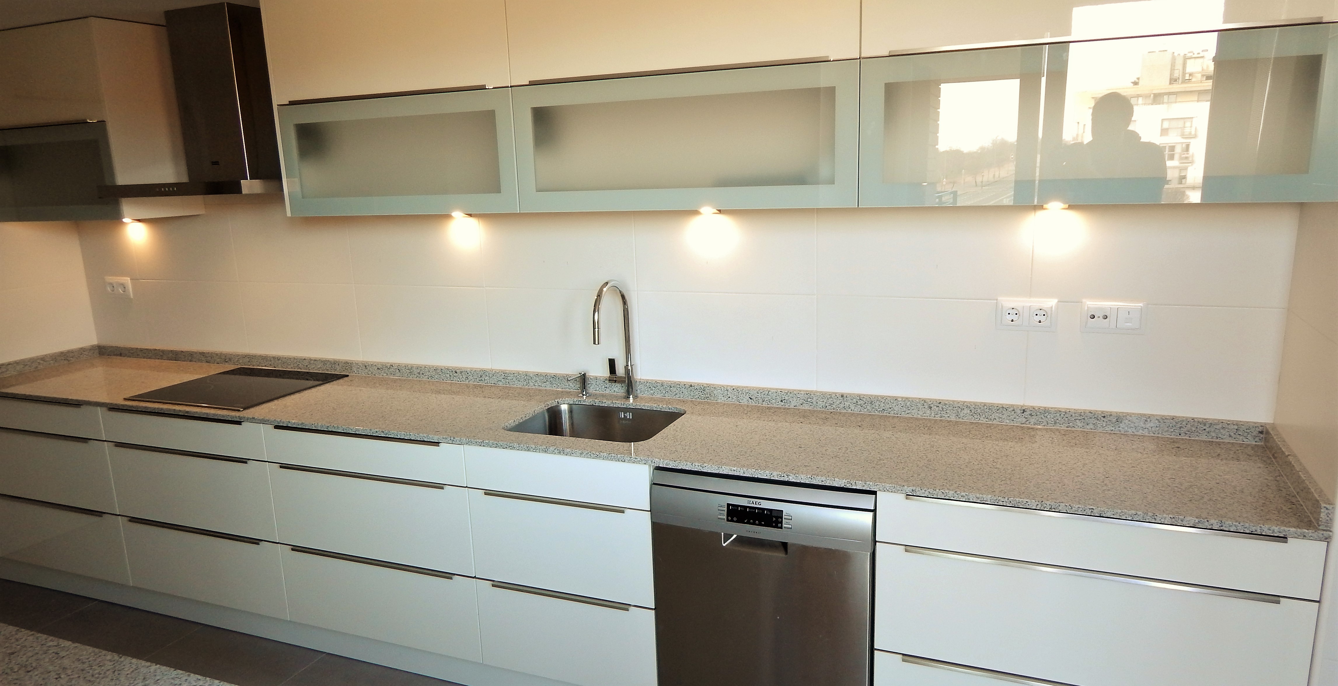 laser blanco brillo muebles de cocina laser