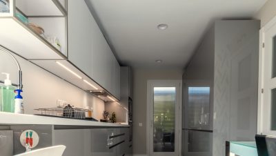 2030 blanco y gris perla alto brillo gris perla