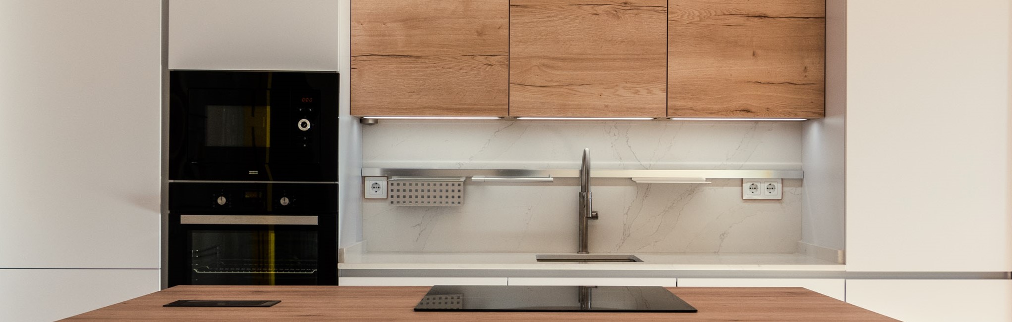 laser soft y vancouver blanco y madera