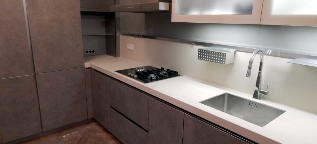 Muebles de cocina modelo 4080, diseño sin tirador