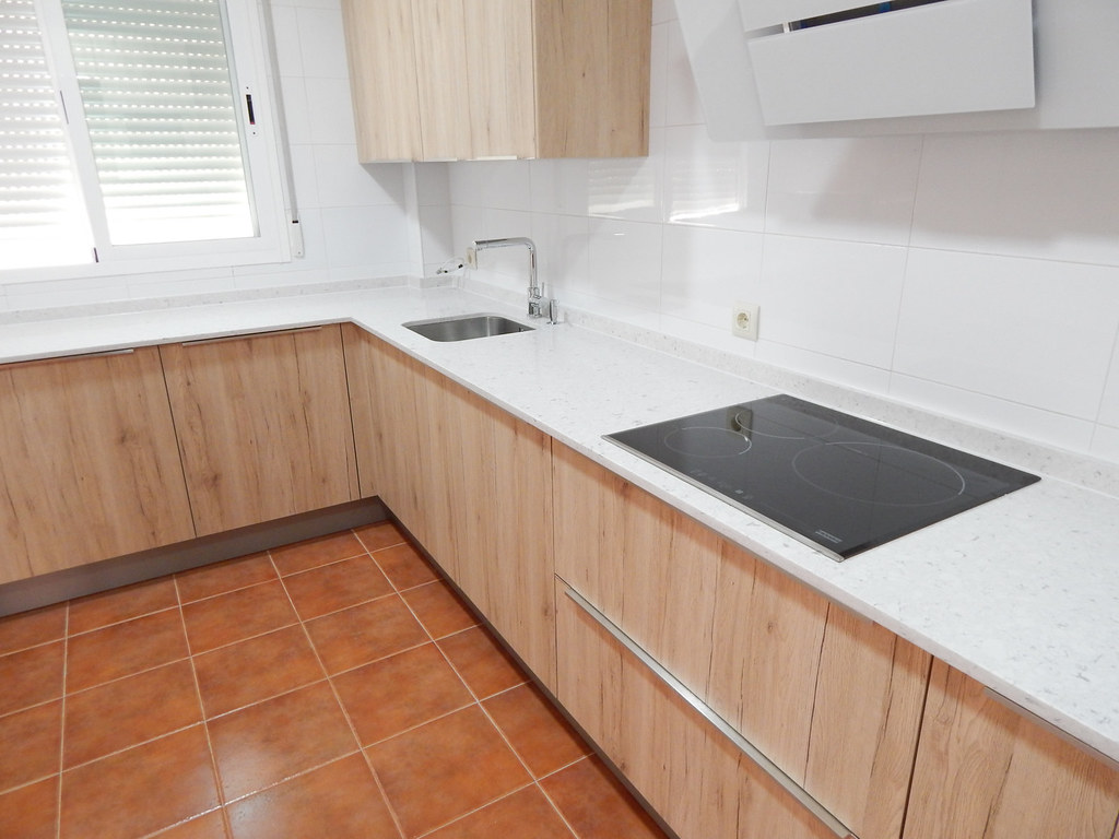 Muebles de cocina roble arena