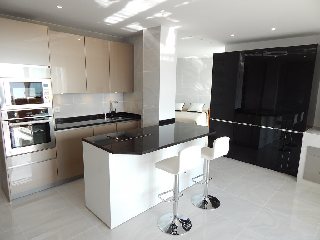 Muebles de cocina de cristal