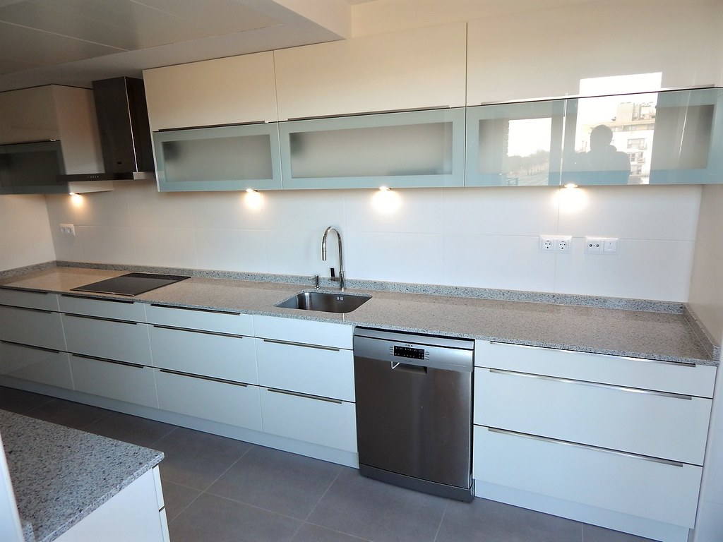 Muebles de cocina laser, brillante