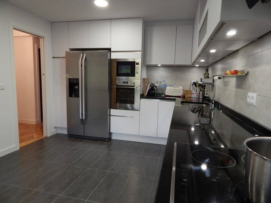 Muebles de cocina laser soft blanco polar
