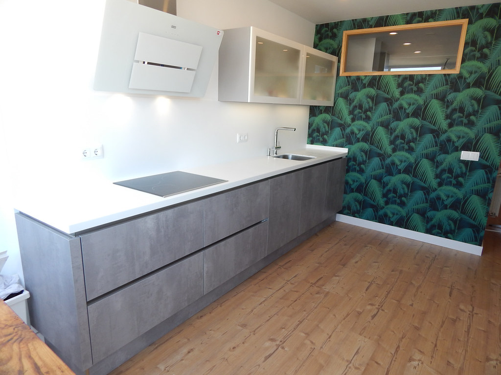 Muebles de cocina comet gris perla