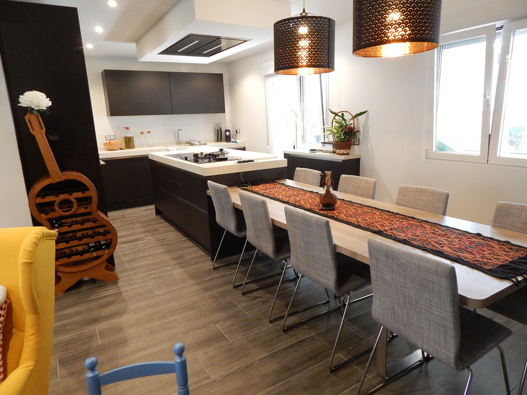 Cocina y salón